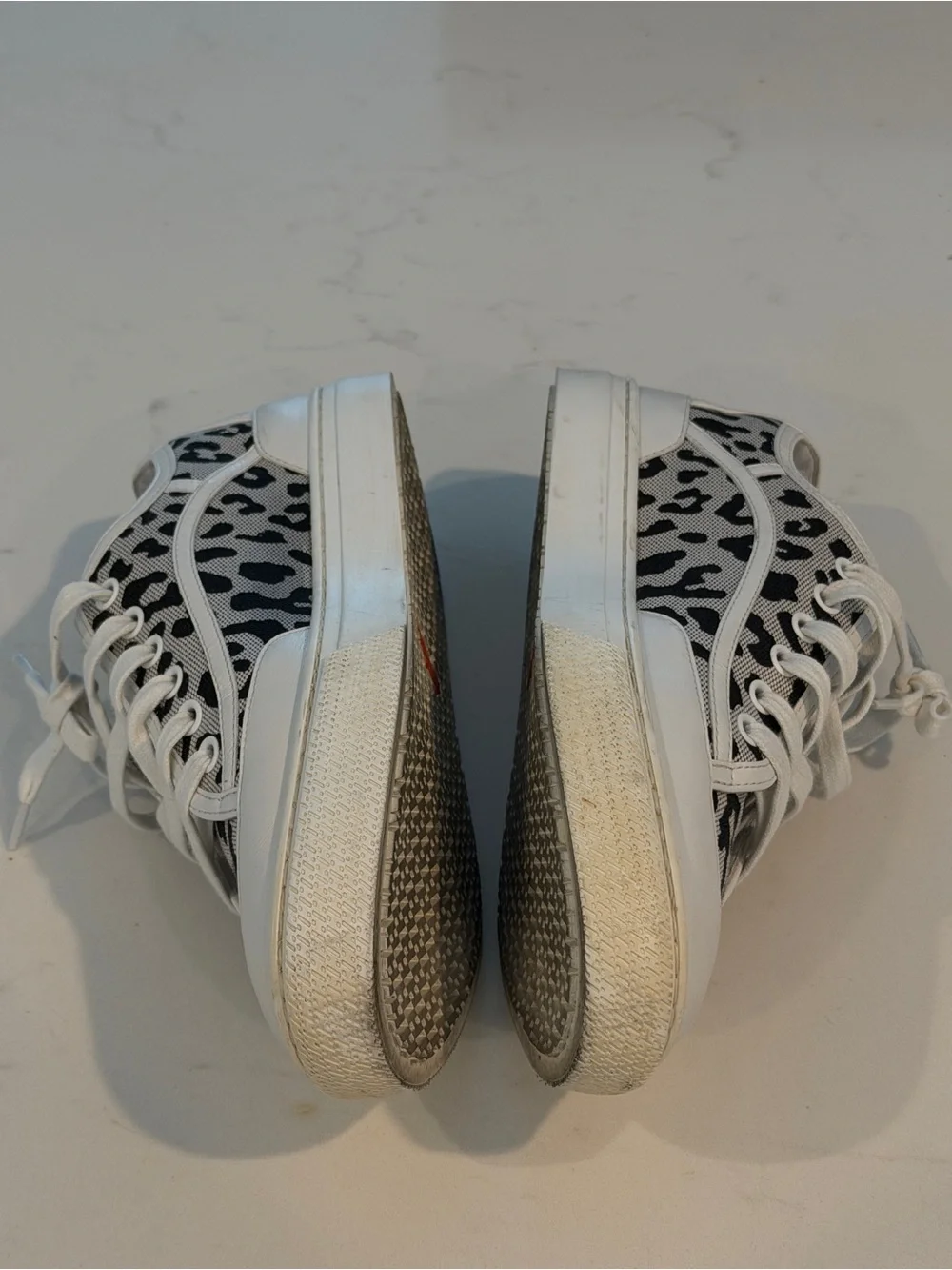 Authentic Hermes Low Top Sneakers 8.5 W (Leopard Print w/ Dust Bags) - Picture 5 of 6
